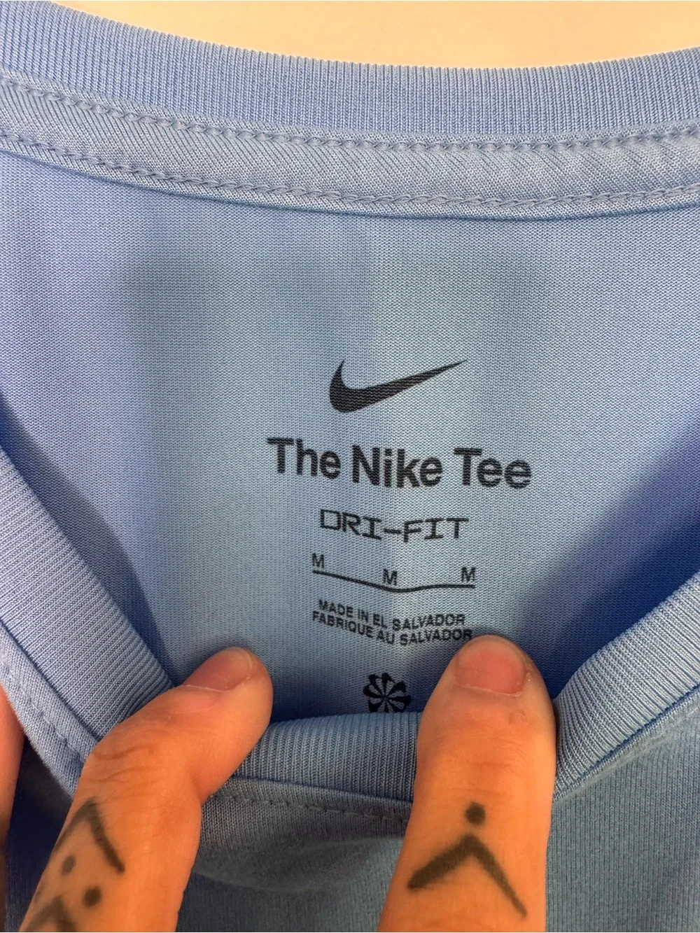 Nike Sky Blue Short Sleeve Performance Tee